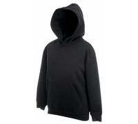 Fruit of the Loom - Sweat à Capuche - Unisexe (12-13 Ans) (Noir)
