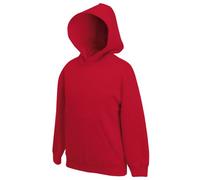 Fruit of the Loom - Sweat à Capuche - Unisexe (14-15 Ans) (Rouge)