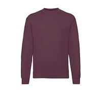 Fruit of the Loom Sweat classique pour homme, Rouge - Bordeaux, XL