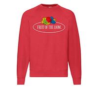 Fruit of the Loom Sweat raglan classique avec logo vintage sur la poitrine, XL