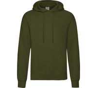 Fruit of the Loom - Sweat-shirt à capuche "Classic" pour homme/femme unie RW7512 (L) (Vert olive classique)
