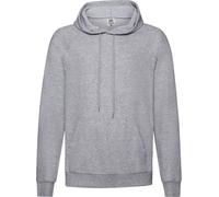 Fruit of the Loom - Sweat-shirt à capuche homme/femme unie PC6011 (L) (Gris chiné)