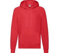 Fruit of the Loom - Sweat-shirt à capuche homme/femme unie PC6011 (L) (Rouge)