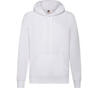 Fruit of the Loom - Sweat-shirt à capuche homme/femme unie PC6011 (XXL) (Blanc)