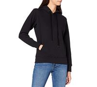 Fruit of the Loom - Sweat-shirt à capuche - Manches Longues - Femme - Noir (Black) - FR 42 (Taille fabricant: L)