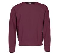 Fruit of the Loom - Sweat-shirt Homme Raglan Sweatshirt - Rouge (Burgundy) - Medium