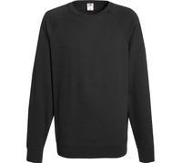 Fruit Of The Loom Sweat-shirt raglan homme, col rond BC2653 (S) (Noir)