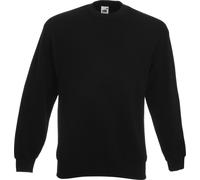 Fruit Of The Loom Sweat-shirt unie Premium 70/30, col rond RW3159 (L) (Noir)