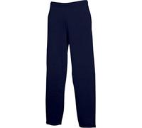 Fruit of the Loom Sweathose 'Open Leg' Pantalon, Mat, Bleu (Deep Navy), XL Hommes