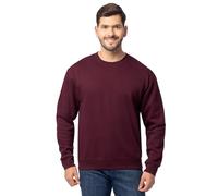 Fruit of the Loom Sweats à Capuche en Polaire Eversoft pour Homme, Col Rond - Bordeaux, S