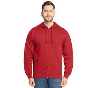 Fruit of the Loom Sweats à Capuche en Polaire Eversoft pour Homme, Rouge, S