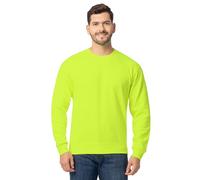Fruit of The Loom Sweats à Capuche en Polaire Eversoft pour Homme, Vert sécurité, L