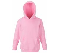 Fruit of the Loom - Sweatshirt à Capuche - Enfant Unisexe (14-15 Ans) (Rose Clair)