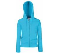 Fruit Of The Loom - Sweatshirt à capuche et fermeture zippée - Femme (XL) (Blanc) - UTBC1372 Blanc