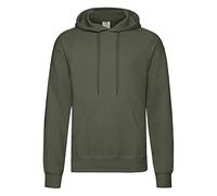 Fruit of the Loom Sweatshirt à Capuche, Olive Classique, XL Homme