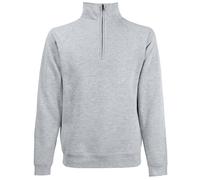 Fruit Of The Loom - Sweatshirt avec col à fermeture zippée - Homme (BC358)