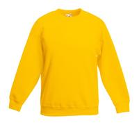 Fruit of the Loom - Sweatshirt Classique - Enfant Unisexe (14/15 Ans) (Tournesol)
