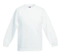 Fruit Of The Loom - Sweatshirt classique - Enfant unisexe (3-4 ans) (Blanc) - UTRW3304 Blanc G