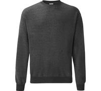 Fruit Of The Loom Sweatshirt classique homme drop shoulder PC3669 (S) (Gris foncé chiné)