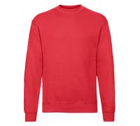 Fruit of the Loom Sweatshirt Col Rond Manches Longues Uni NO LOGO S-5XL