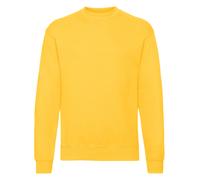 Fruit of the Loom Sweatshirt Col Rond Manches Longues Uni NO LOGO S-5XL