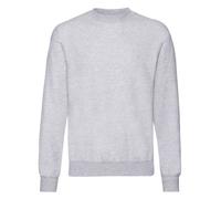 Fruit of the Loom Sweatshirt Col Rond Manches Longues Uni NO LOGO S-5XL