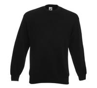 Fruit of the Loom - Sweatshirt - Homme (M) (Noir)