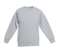 Fruit of the Loom - Sweatshirt Manches Set-in - Enfant (12-13 Ans) (Erica Gris), Érica gris., 12-13 ans