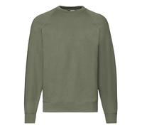 Fruit Of The Loom Sweatshirt Raglan En Polycoton Uni Sans Logo S - 4XL