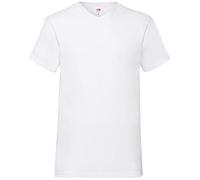 Fruit Of The Loom - T-Shirt 100 % coton - Homme - Blanc - M