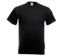 Fruit Of The Loom - T-Shirt 100 % coton - Homme - Noir - L