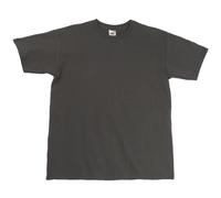 Fruit Of The Loom - T-shirt à manches courtes avec col ras du cou pour homme - Gris - Large