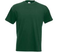 Fruit Of The Loom - T-shirt à manches courtes avec col ras du cou pour homme - Vert - Large