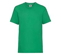 Fruit of the Loom - T-Shirt à Manches Courtes - Enfant (Lot de 2) (3-4 Ans) (Vert Tendre)
