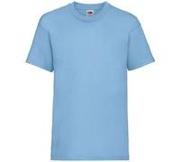 Fruit Of The Loom - T-Shirt à manches courtes - Enfant (Lot de 2) (9-11 ans) (Bleu ciel) - UTBC4269 Bleu Ciel G