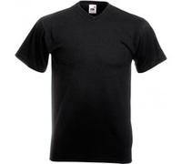 Fruit Of The Loom -T-shirt à manches courtes - Homme (4XL) (Noir) - UTBC338 Noir, Noir G