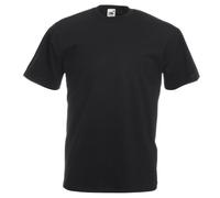 Fruit Of The Loom - T-shirt à manches courtes - Homme (5XL) (Noir)