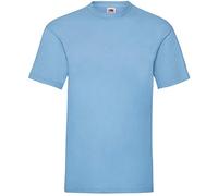 Fruit of the Loom - T-Shirt à Manches Courtes - Homme (L) (Bleu Ciel)