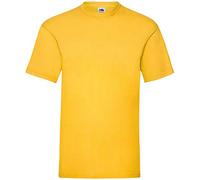 Fruit of the Loom T-shirt à manches courtes Homme Taille S Tournesol