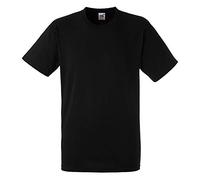 Fruit of the Loom T-Shirt à Manches Courtes pour Homme (L) (Noir)