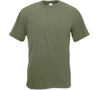 Fruit of the Loom T-shirt à manches courtes pour homme, Vert olive classique, L
