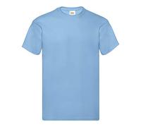 Fruit of the Loom T-Shirt à Manches Courtes Screen Stars Original pour Homme (3XL) (Bleu Ciel)