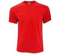 Fruit Of The Loom - T-shirt ORIGINAL - Homme (L) (Rouge) - UTBC340 Rouge, Rouge G