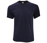 Fruit of the Loom T-Shirt à Manches Courtes Screen Stars Original pour Homme (M) (Bleu Marine)