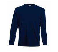 Fruit of the Loom T-Shirt À Manches Longues En Coton S-XXXL + 4XL + 5XL