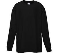 Fruit Of The Loom - T-Shirt à manches longues - Enfant unisexe (Lot de 2) (12-13 ans) (Noir) - UTBC4270 Noir G