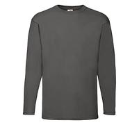 Fruit of the Loom - T-Shirt à Manches Longues - Homme (3XL) (Gris Graphite)