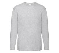 Fruit of the Loom T-Shirt à Manches Longues pour Homme (5XL) (Gris chiné)