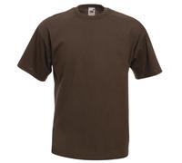 Fruit of the Loom T-Shirt Col Rond Homme Coton Jersey Basic Couleurs