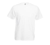 Fruit of the Loom T-Shirt Col Rond Homme Coton Jersey Basic Couleurs